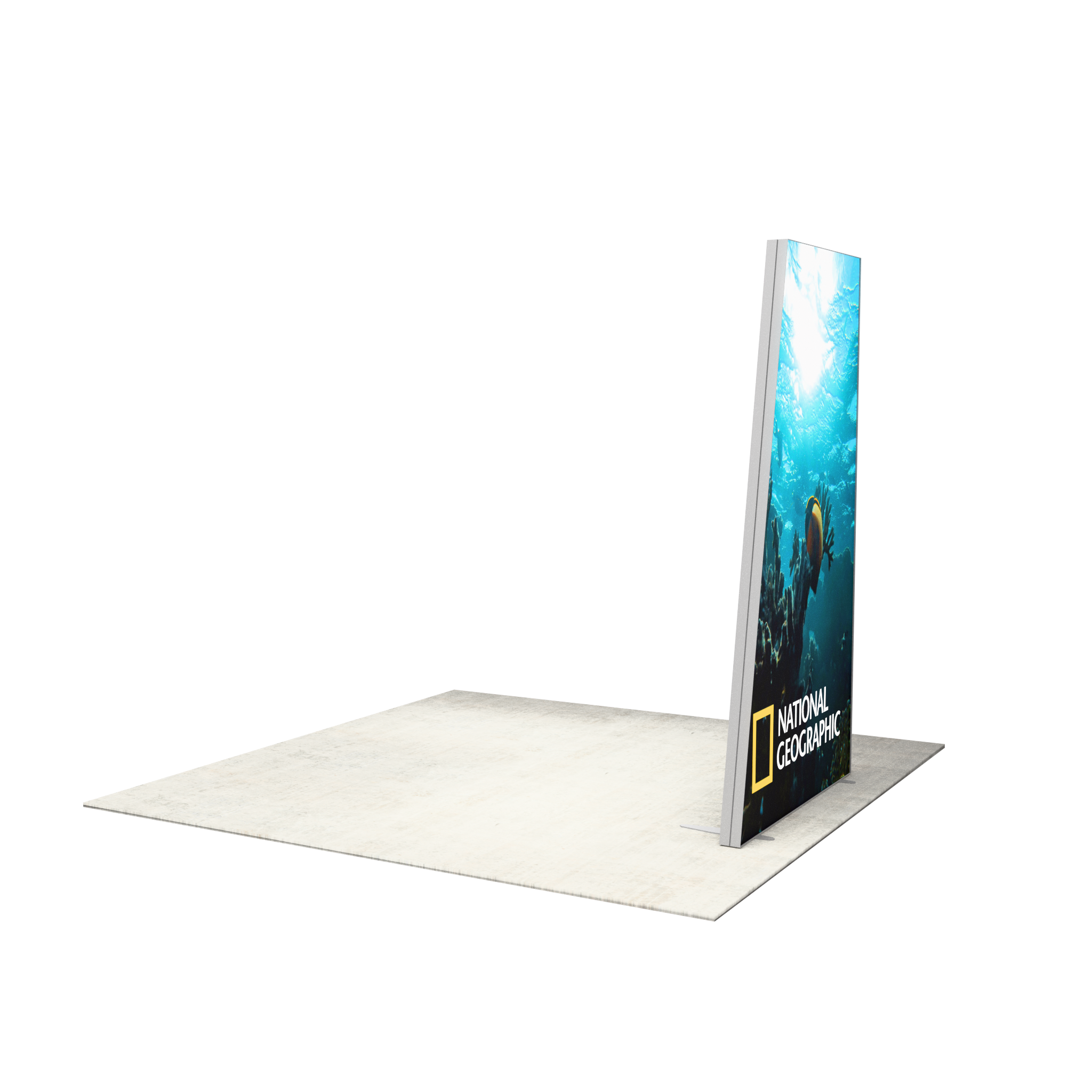 5ft Angled Firefly SEG Lightbox Double-Sided Backlit Display