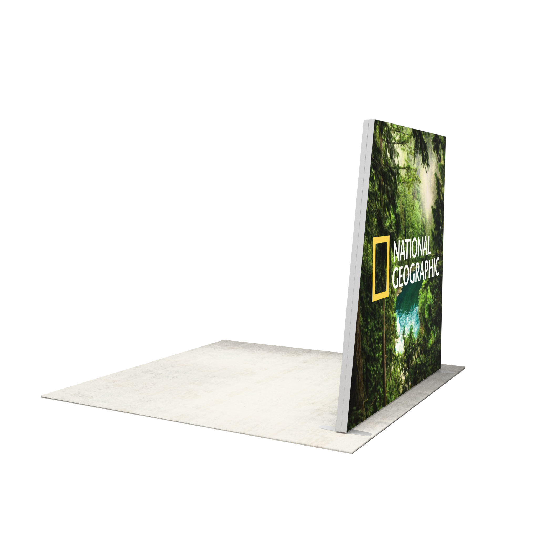 8ft Angled Firefly SEG Lightbox Double-Sided Backlit Display
