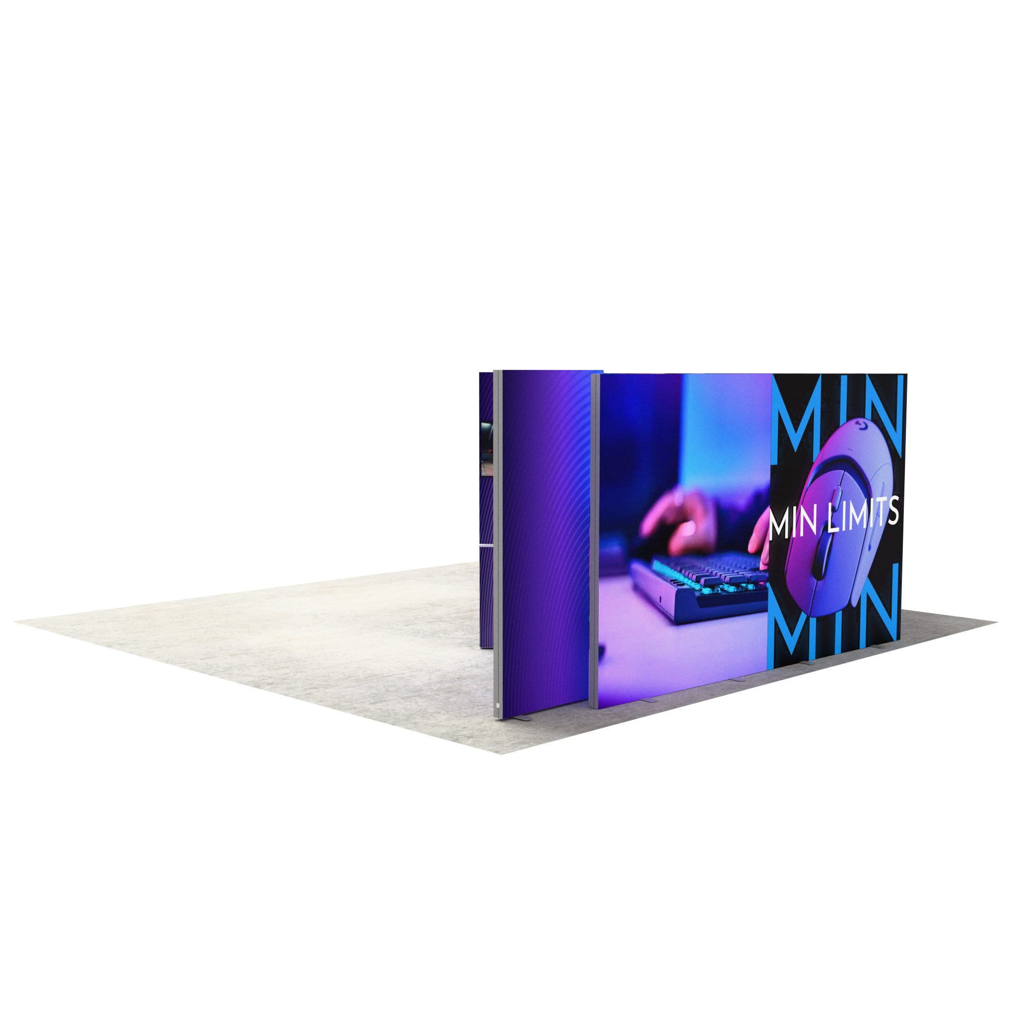 20ft Firefly Pavilion SEG Lightbox Double-Sided Backlit Display