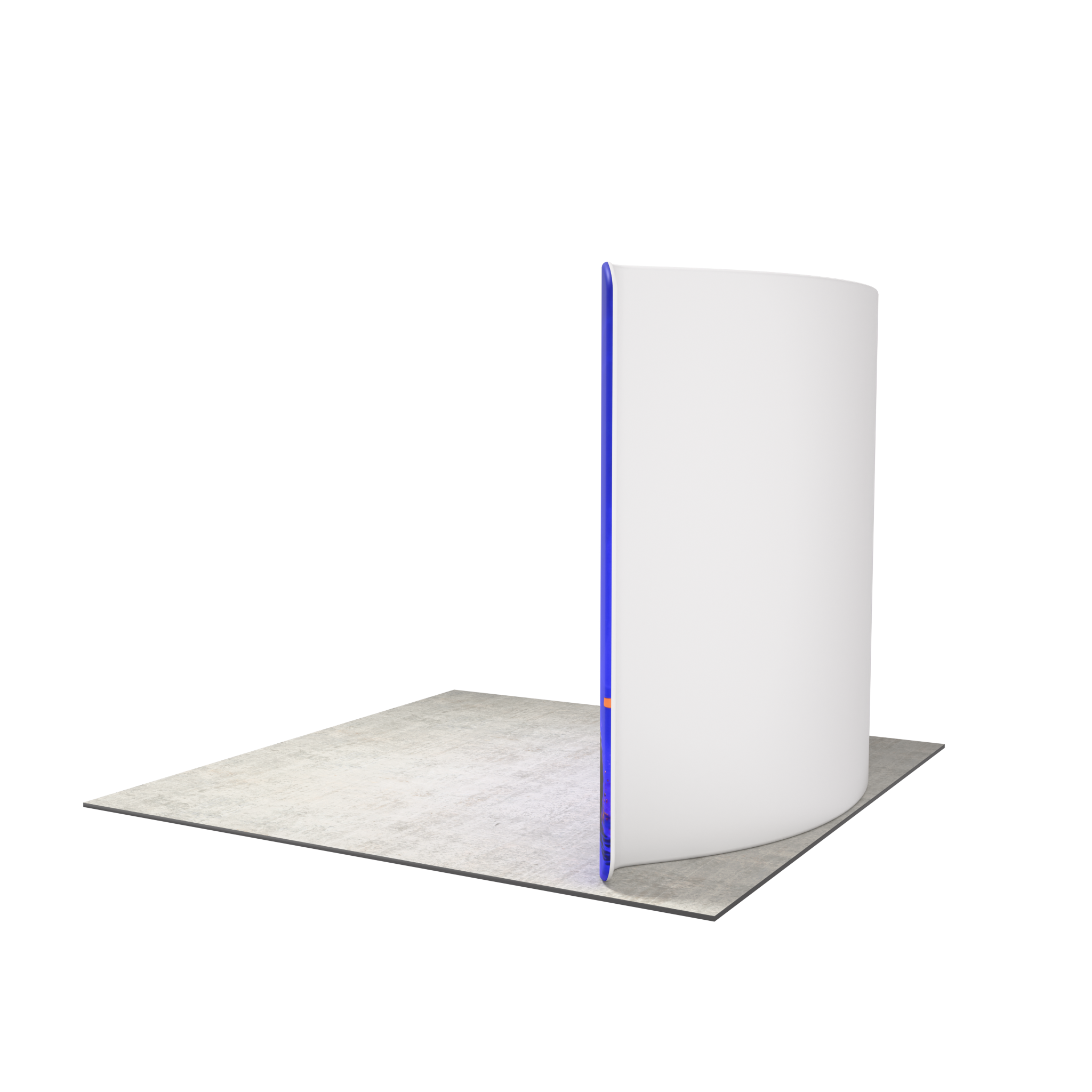 10ft QuickZip™ - Curved Single-Sided Trade Show Display