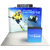 10ft QuickZip™ - Curved Double-Sided Display with Lights, Podium, and Header