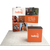 8ft QuickZip™ - Curved Double-Sided Display with Lights and Podium
