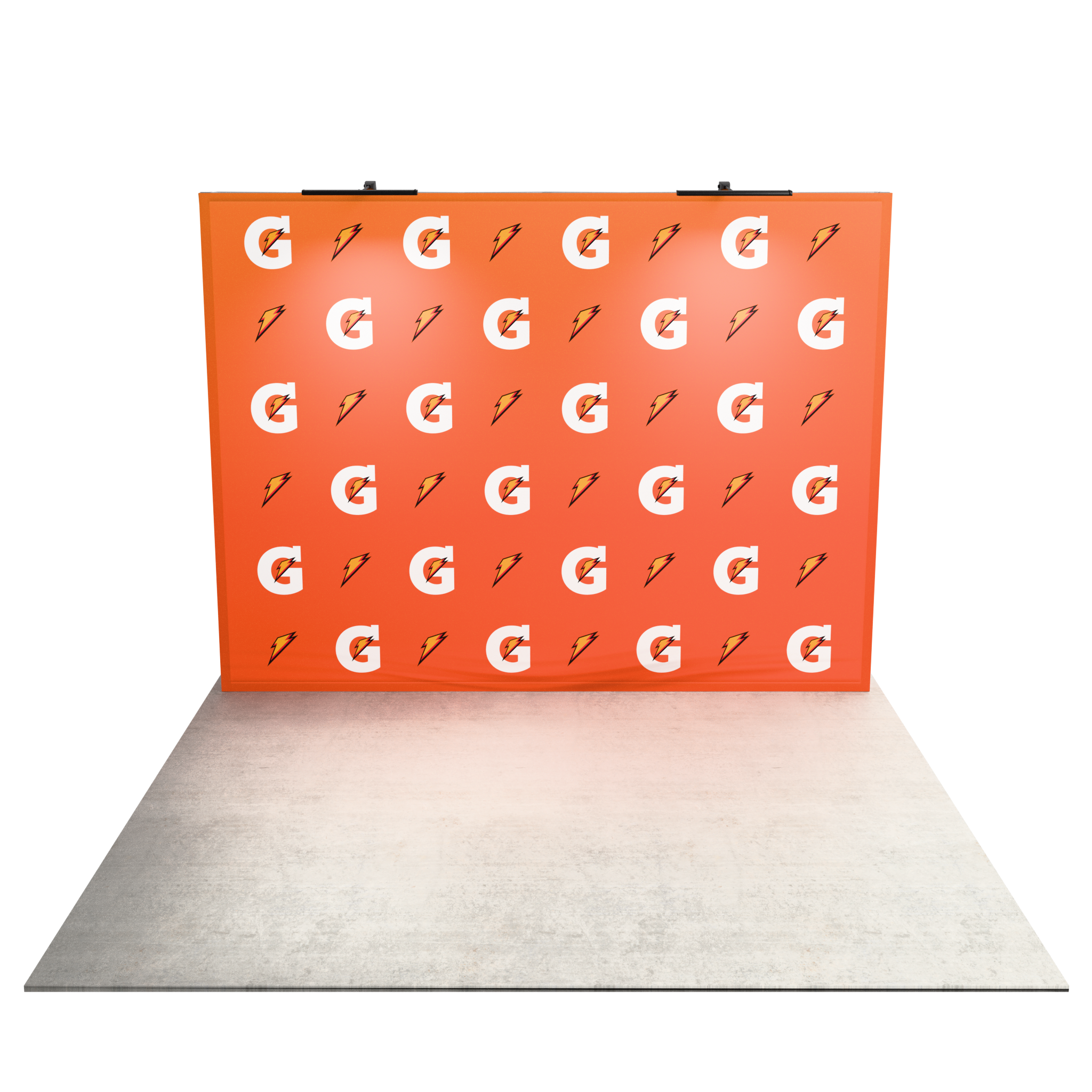 10ft Perfect-Pop™ - Straight Display with 2 Lights