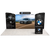 20ft QuickZip™ - Executive Single-Sided Display with 4 lights