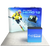 10ft QuickZip™ - Curved Double-Sided Display with Lights and Podium
