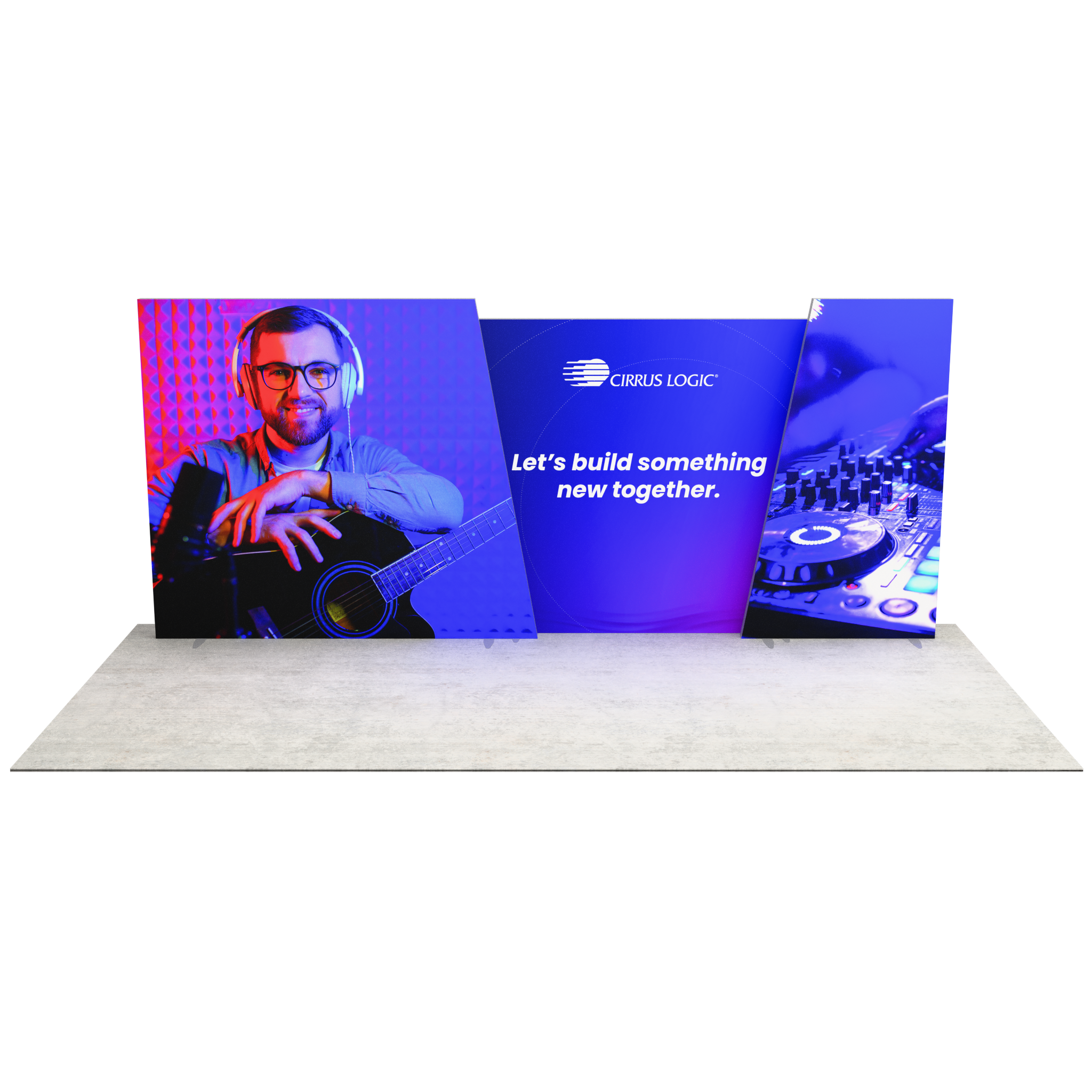 20ft Angled Firefly Lightbox Double-Sided Backlit Display