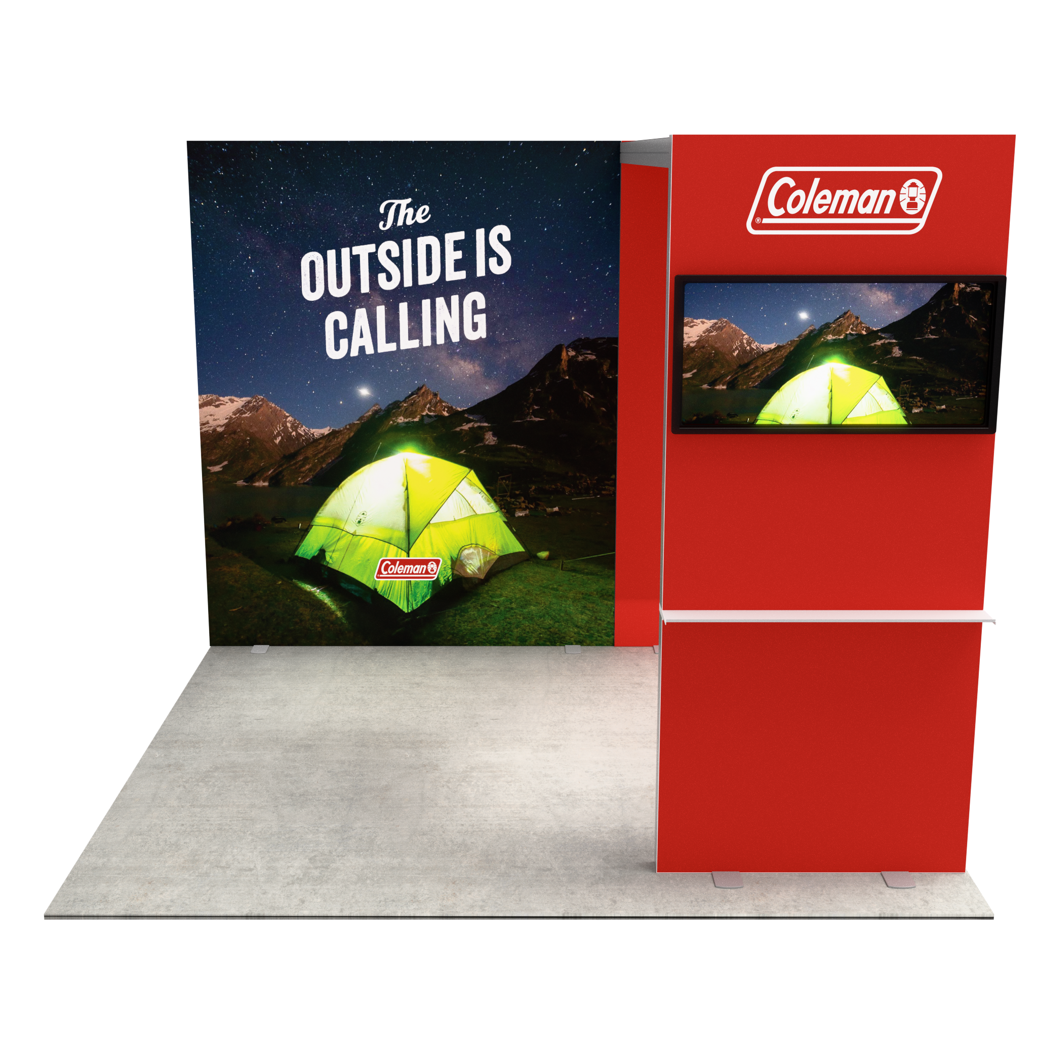 10ft Firefly Bridge Lightbox Single-Sided Backlit Display