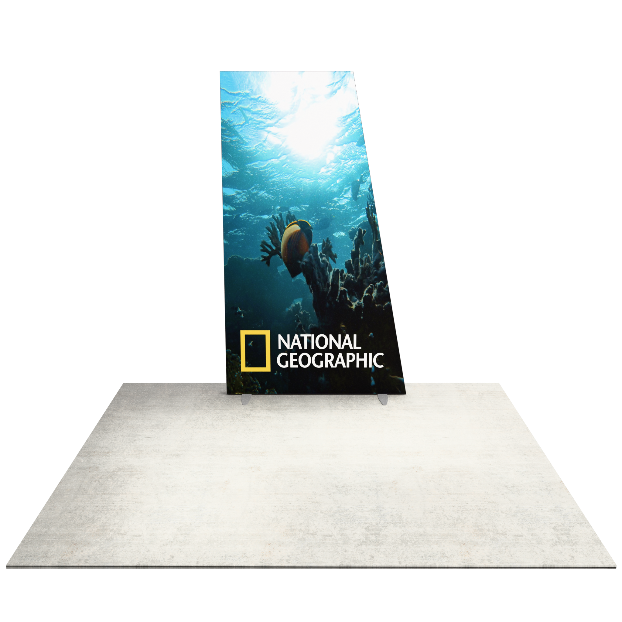 5ft Angled Firefly SEG Lightbox Double-Sided Backlit Display