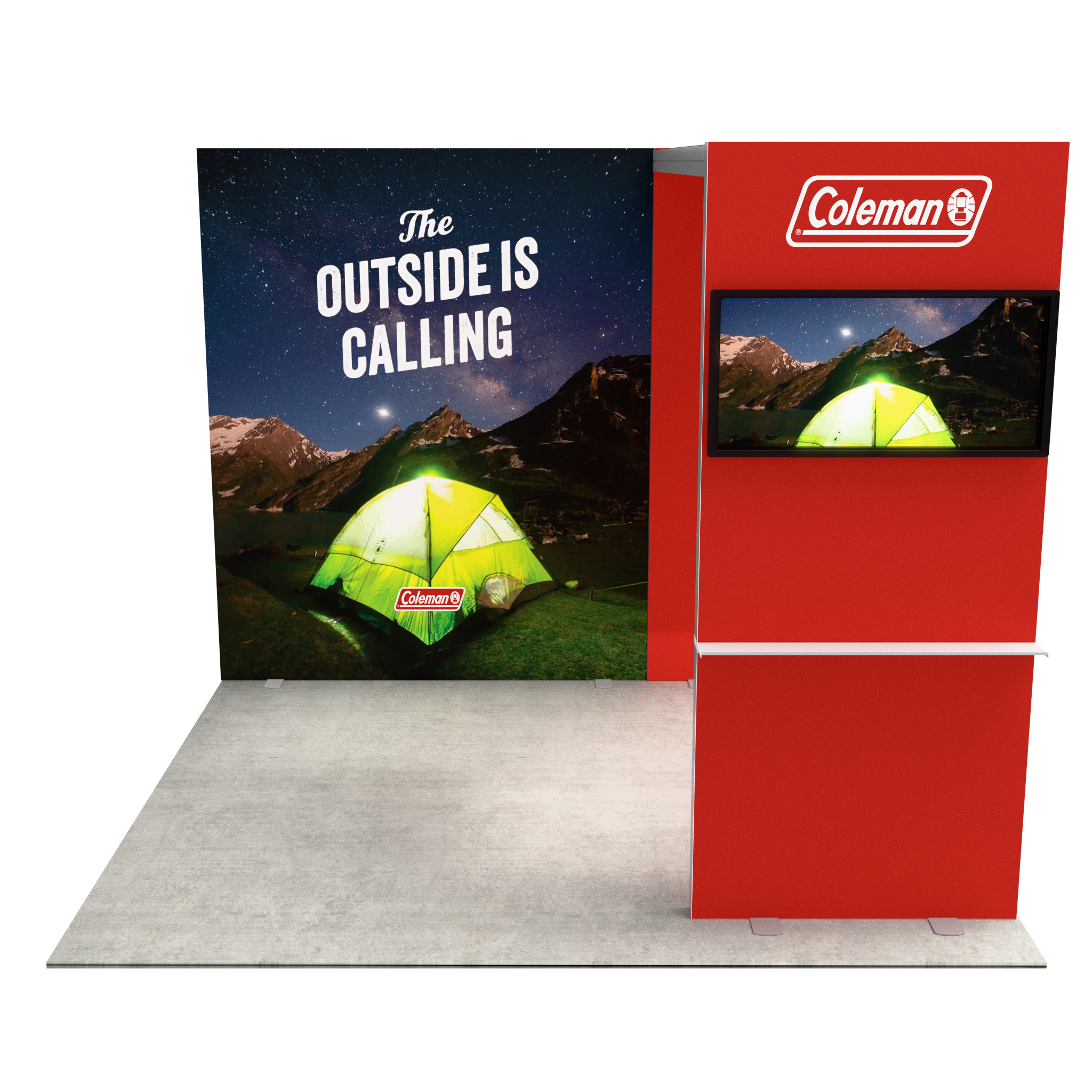 10ft Firefly Bridge Lightbox Double-Sided Backlit Display