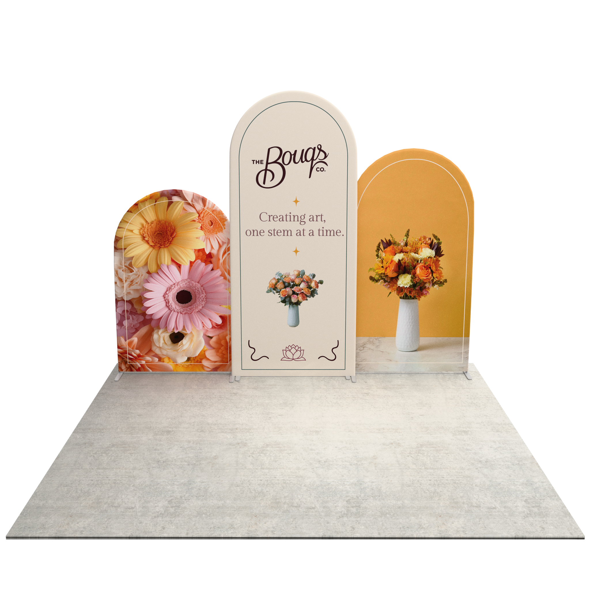 10ft QuickZip - Monarch Double-Sided Backdrop