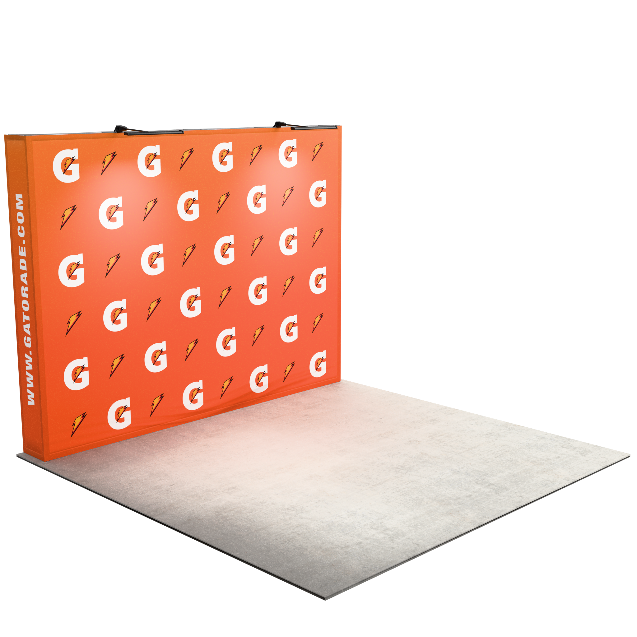 10ft Perfect-Pop™ - Straight Display with 2 Lights
