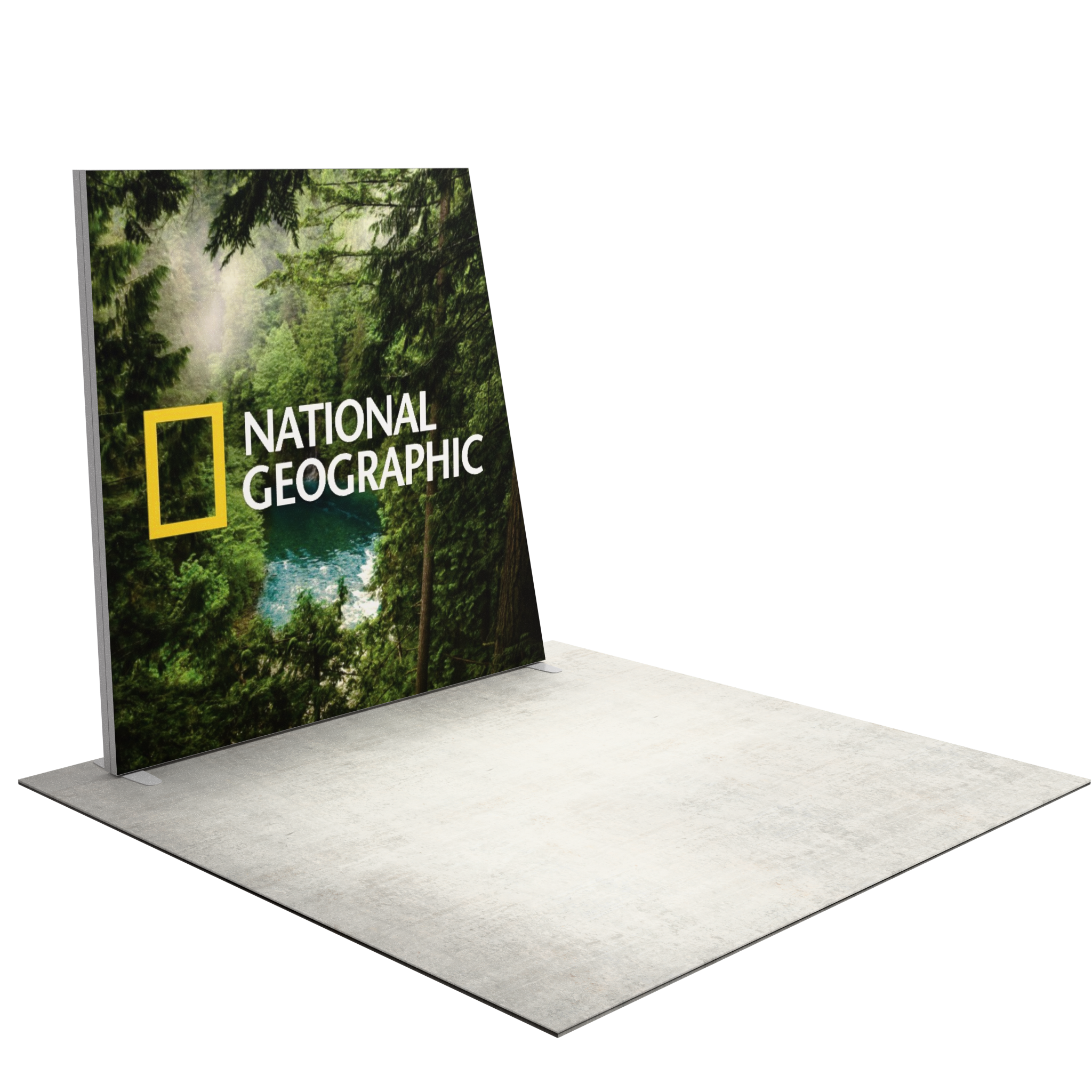 8ft Angled Firefly SEG Lightbox Single-Sided Backlit Display