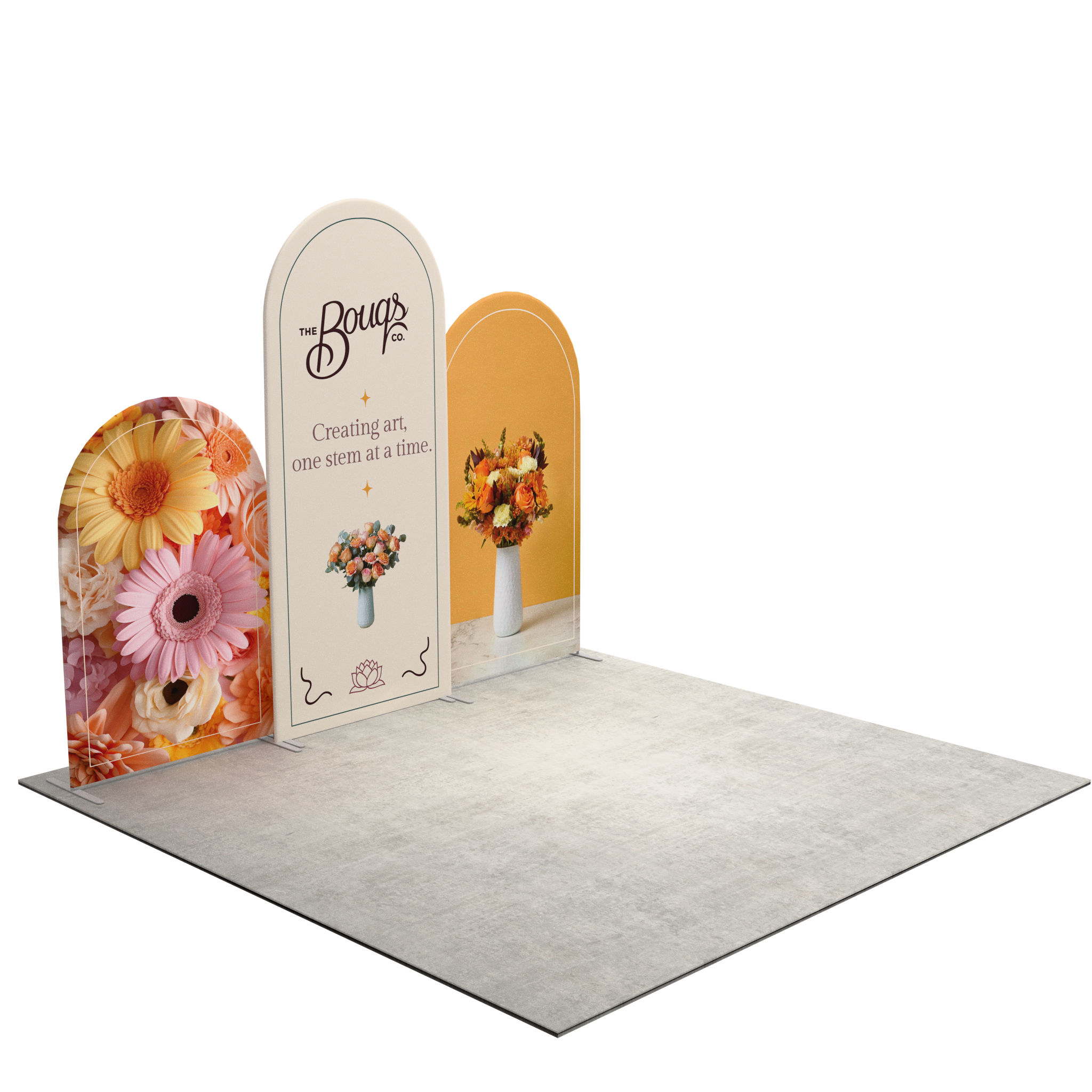 10ft QuickZip - Monarch Double-Sided Backdrop