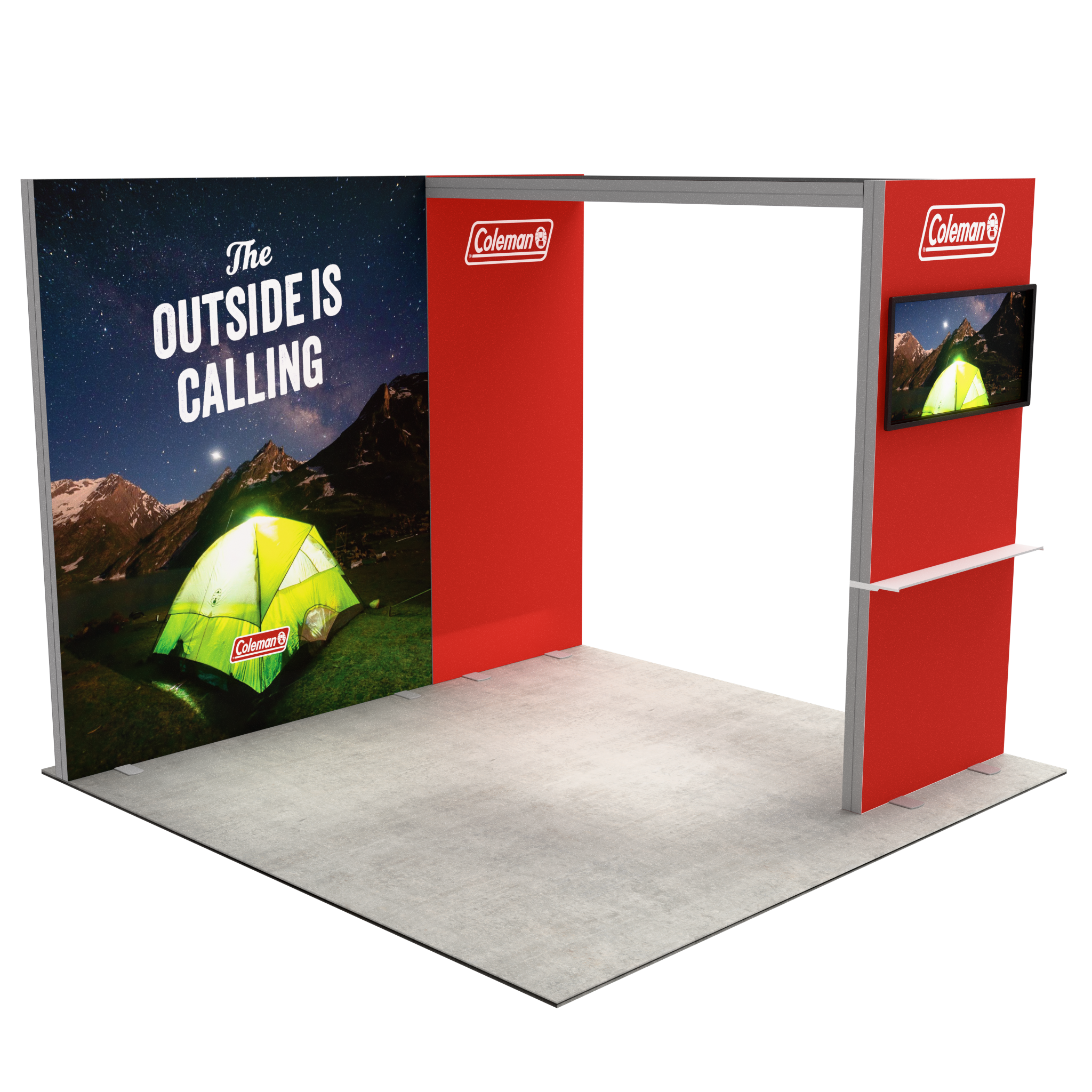 10ft Firefly Bridge Lightbox Single-Sided Backlit Display