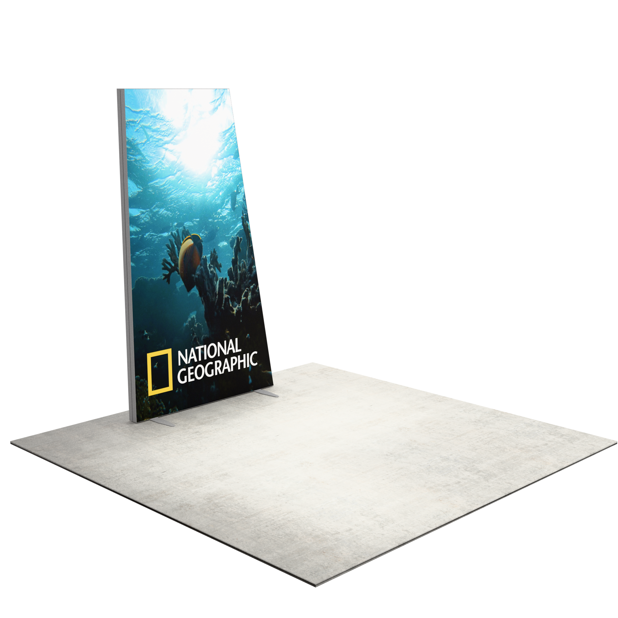 5ft Angled Firefly SEG Lightbox Double-Sided Backlit Display