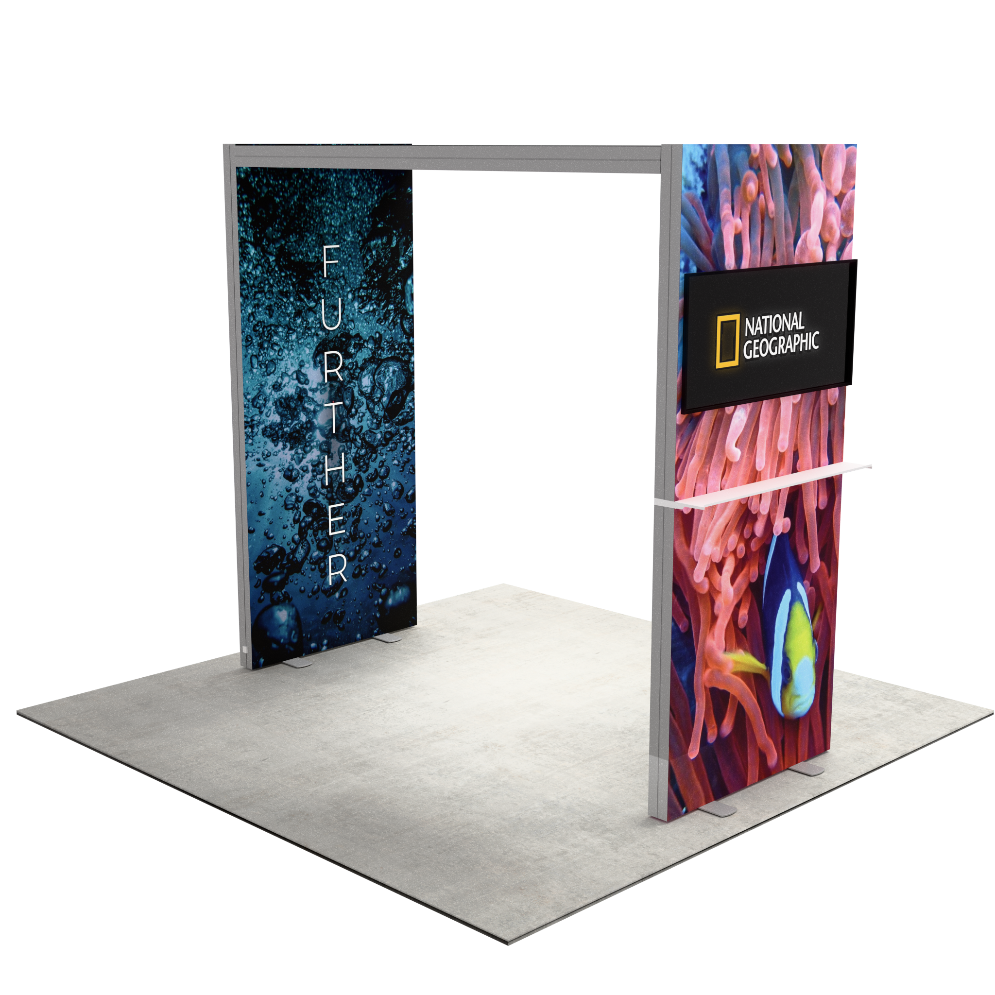 3.5ft Firefly Arch SEG Lightbox Backlit Display
