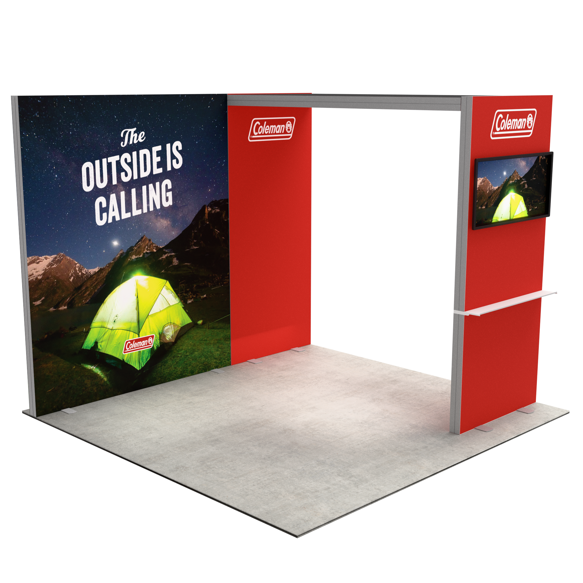 10ft Firefly Bridge Lightbox Double-Sided Backlit Display