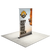 60" Fabric Silver Step Premium Retractable Banner Stand