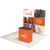 8ft QuickZip™ - Curved Double-Sided Display with Lights and Podium