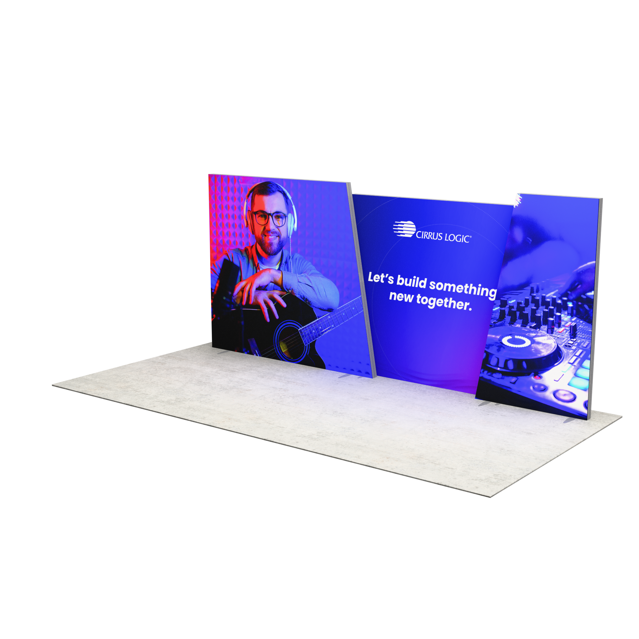 20ft Angled Firefly Lightbox Single-Sided Backlit Display