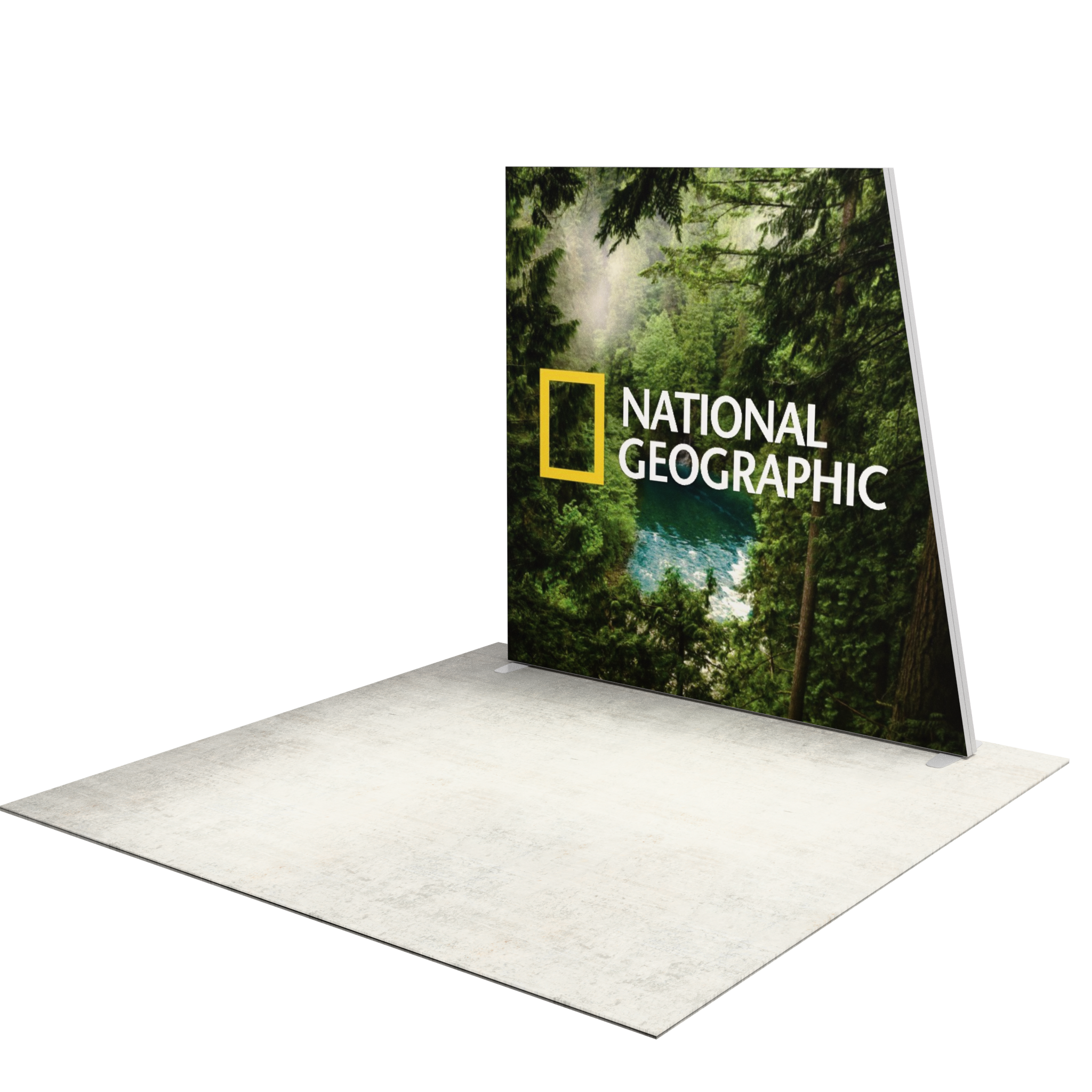 8ft Angled Firefly SEG Lightbox Single-Sided Backlit Display