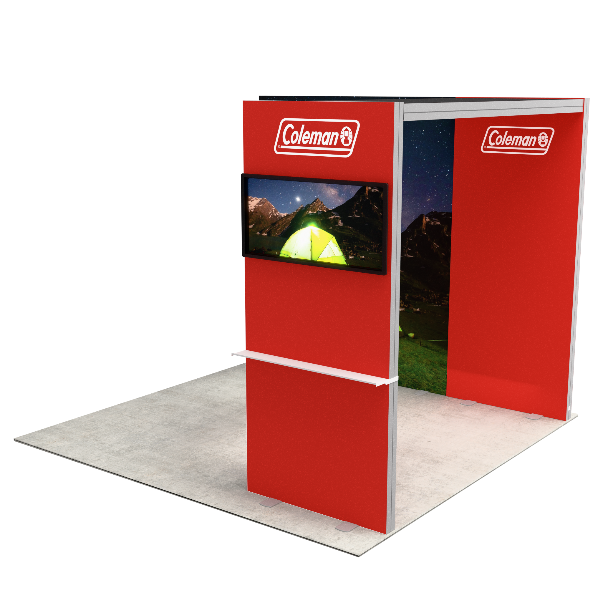 10ft Firefly Bridge Lightbox Double-Sided Backlit Display