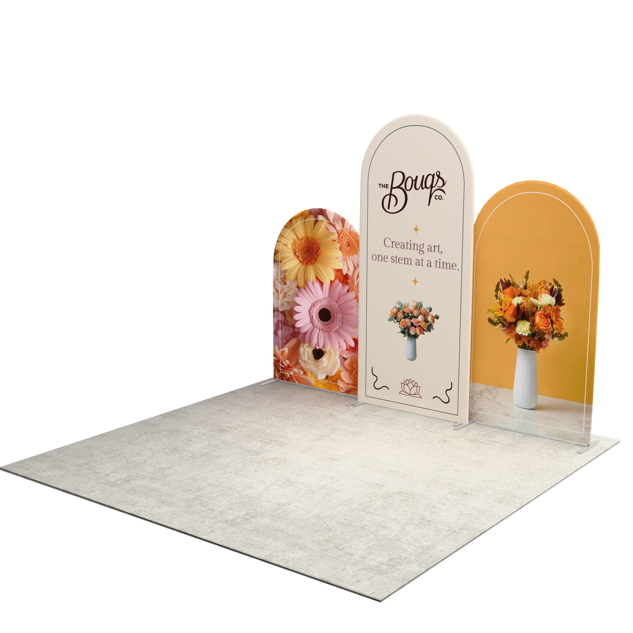 10ft QuickZip - Monarch Double-Sided Backdrop
