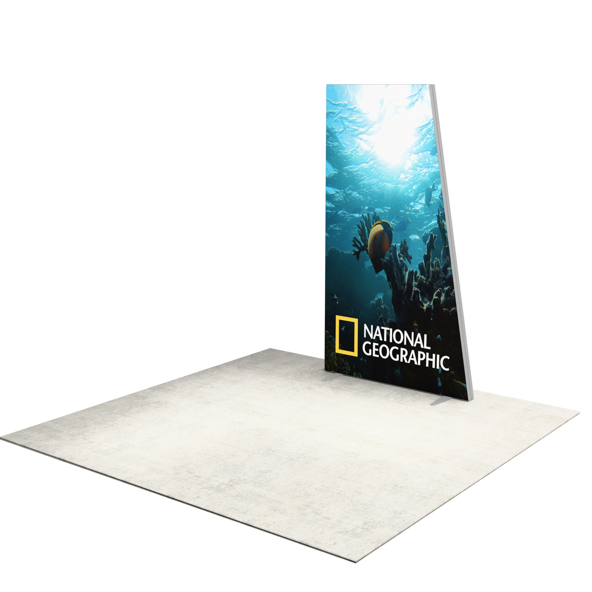 5ft Angled Firefly SEG Lightbox Double-Sided Backlit Display