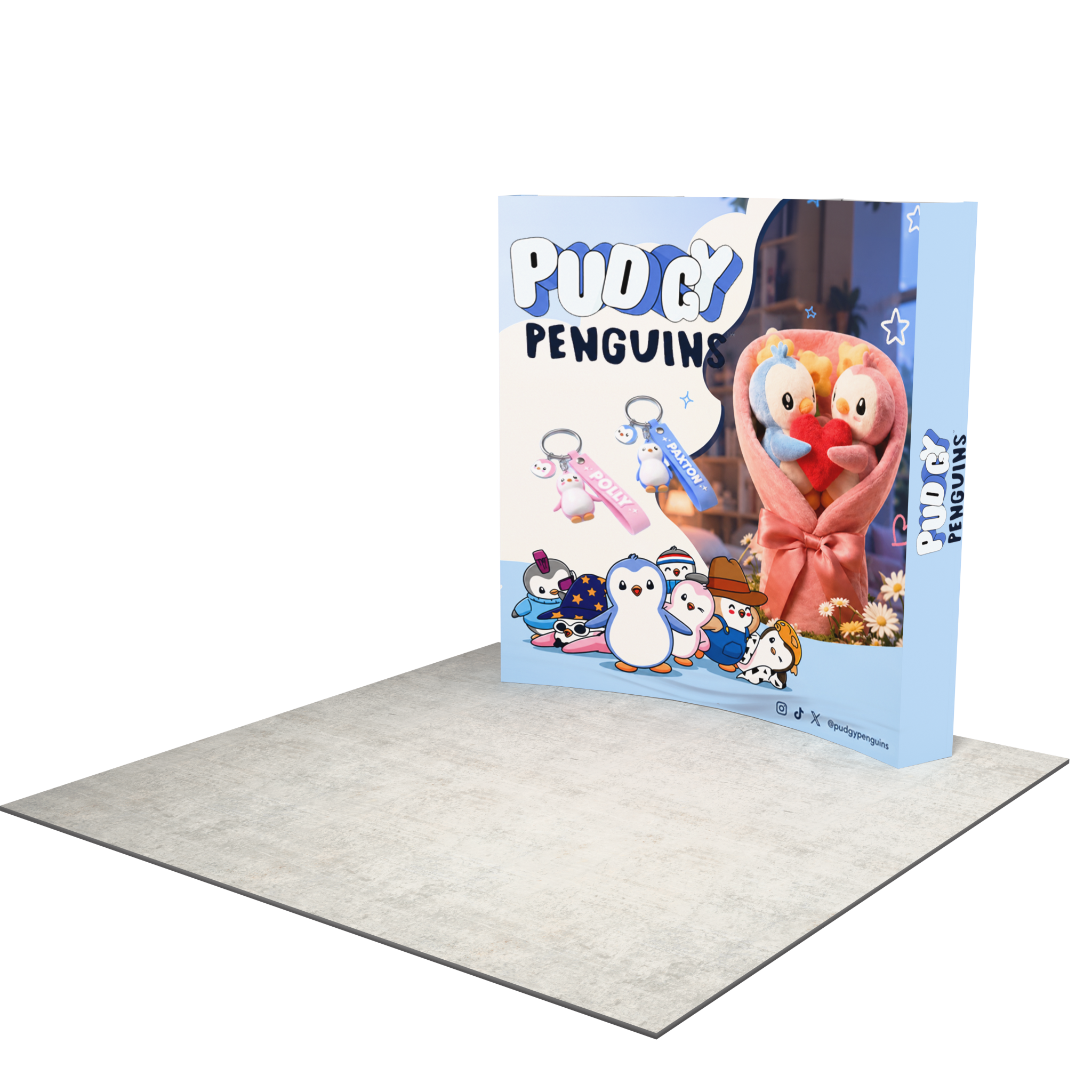 8ft Perfect-Pop™ - Curved Trade Show Display