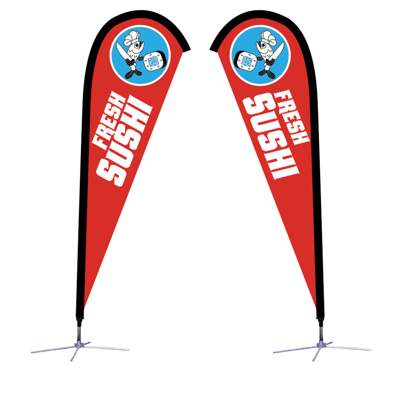 Teardrop Outdoor Flag - Small