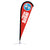 Teardrop Outdoor Flag - Small