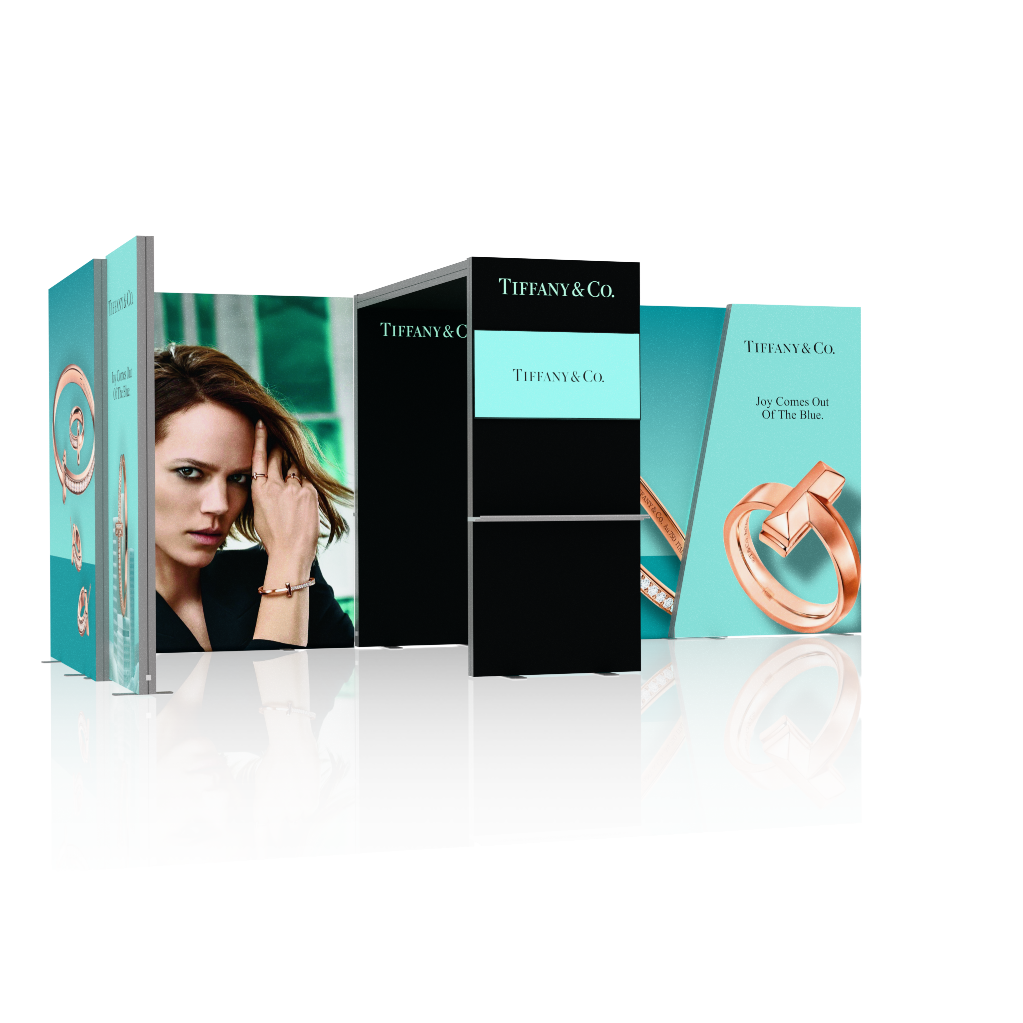 20ft Firefly Corner Lightbox Double-Sided Backlit Display