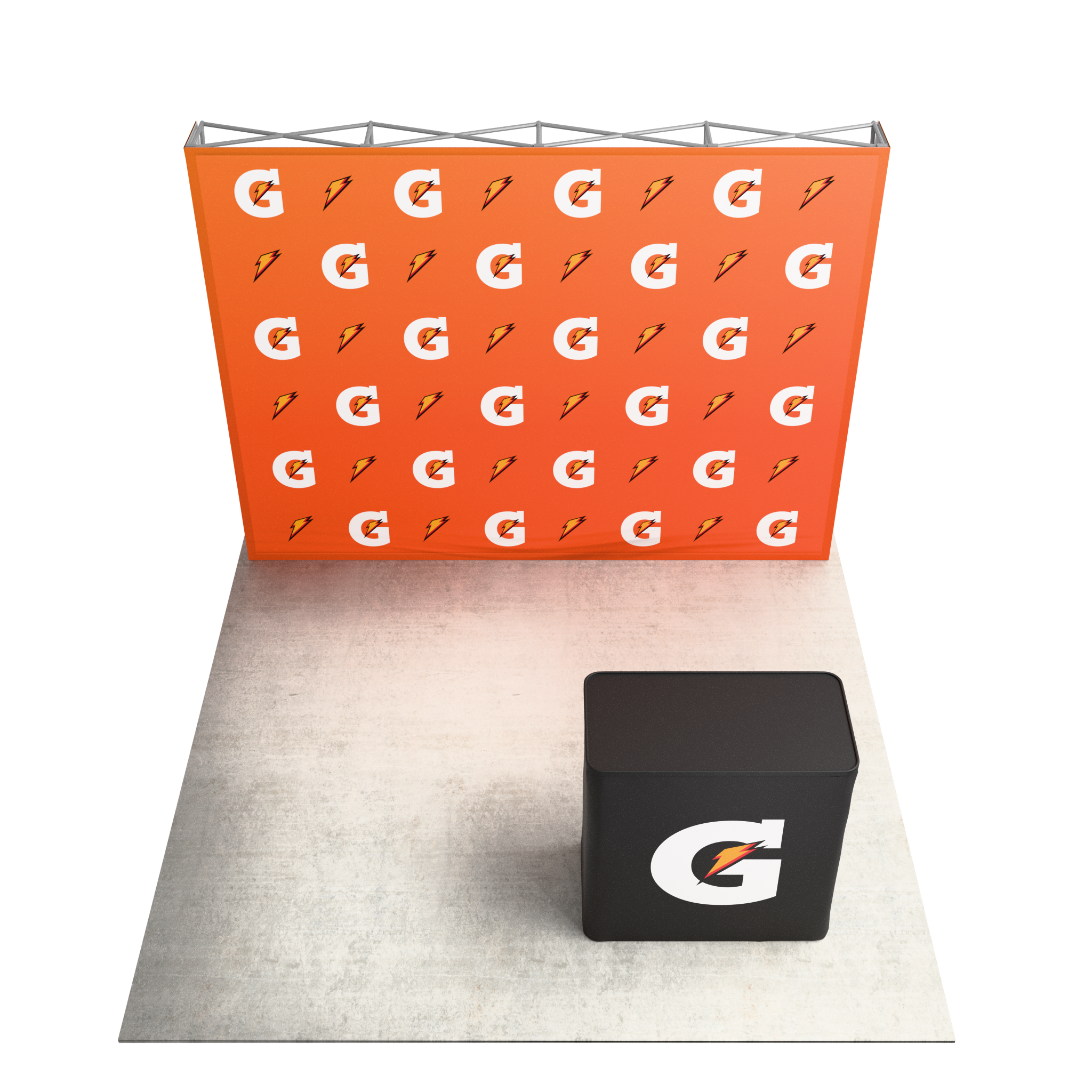 10ft Perfect-Pop™ - Straight Display with Podium
