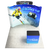 10ft QuickZip™ - Curved Single-Sided Display with Lights, Podium, and Header