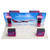 20ft QuickZip™ - Mega Max Single-Sided Display with 4 Lights