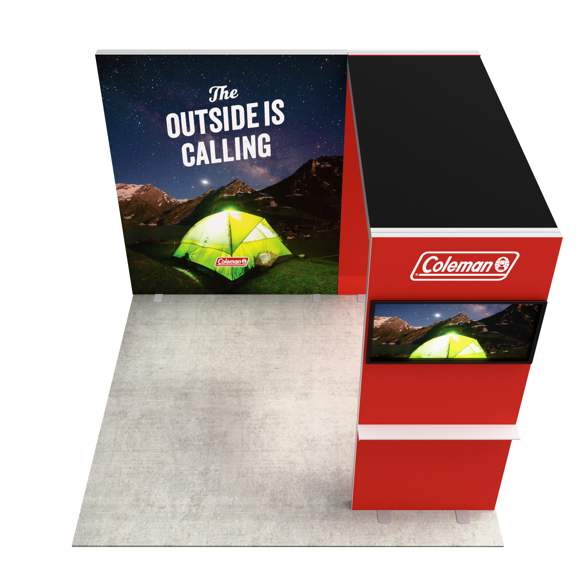 10ft Firefly Bridge Lightbox Double-Sided Backlit Display