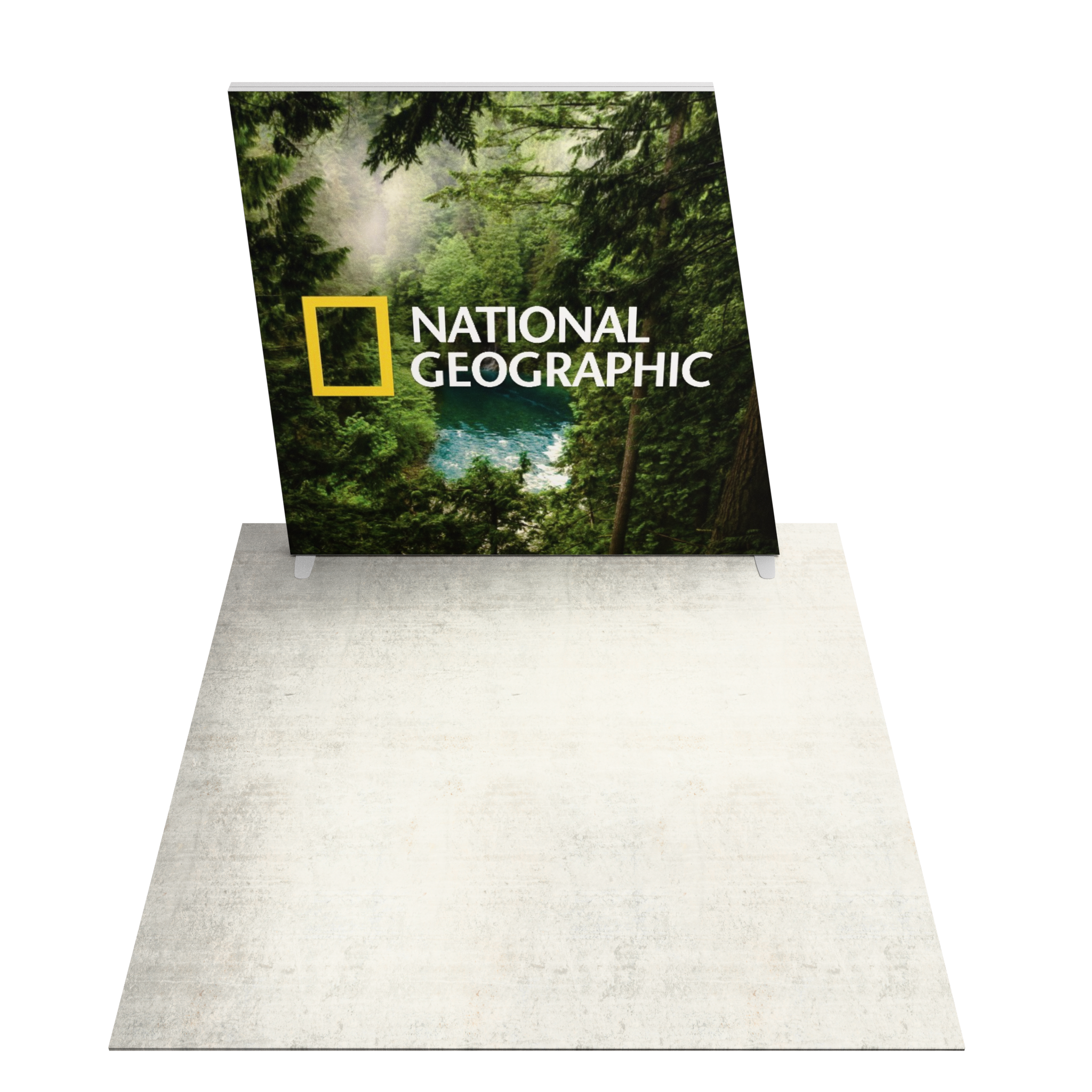 8ft Angled Firefly SEG Lightbox Double-Sided Backlit Display