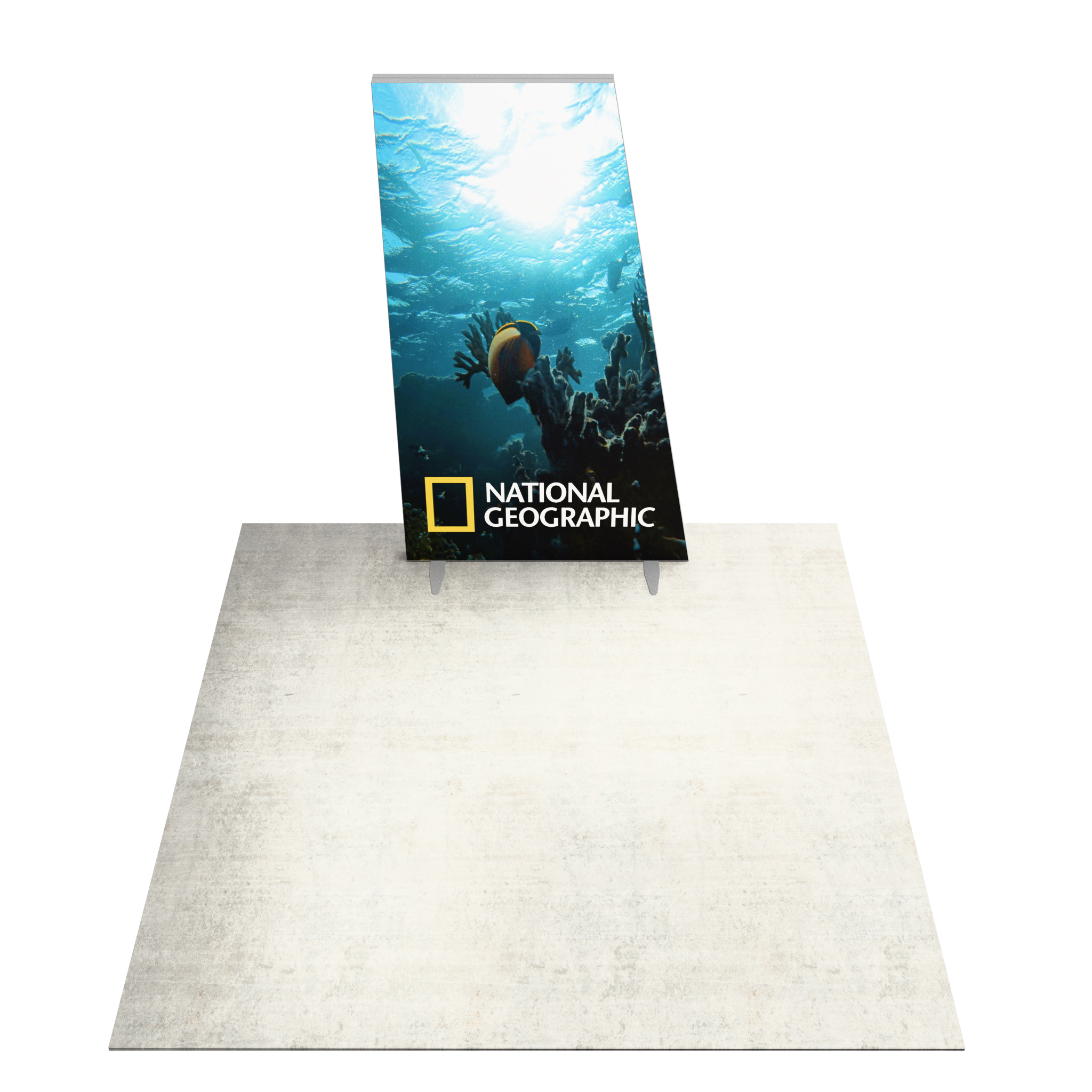 5ft Angled Firefly SEG Lightbox Double-Sided Backlit Display